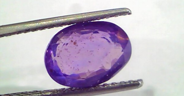 Violet blue hot sale sapphire gemstone